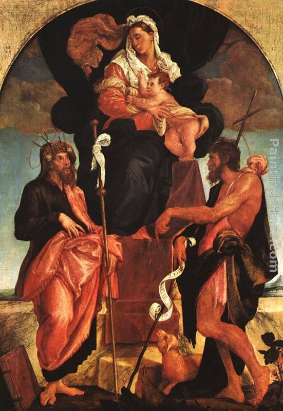 Jacopo Bassano Madonna and Child with Saints